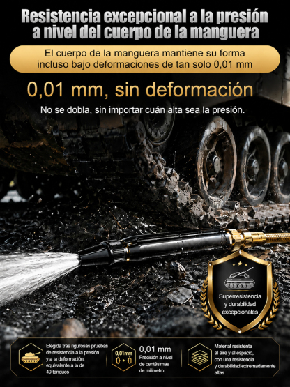 Pistola de Agua de Alta Presión Multifuncional |Elimina barro, moho y grasa al instante