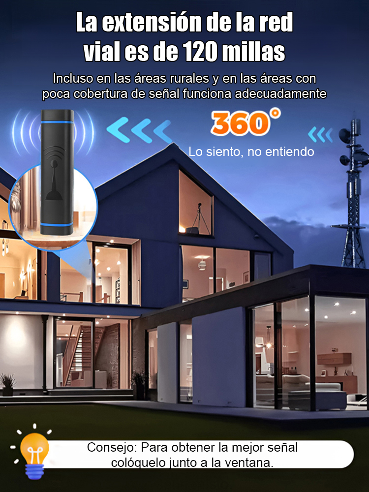 Antena de televisión digital en ultra alta definición 4K