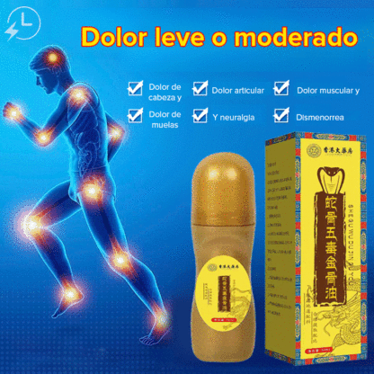 Aceite de hueso dorado de cinco venenos de hueso de serpiente