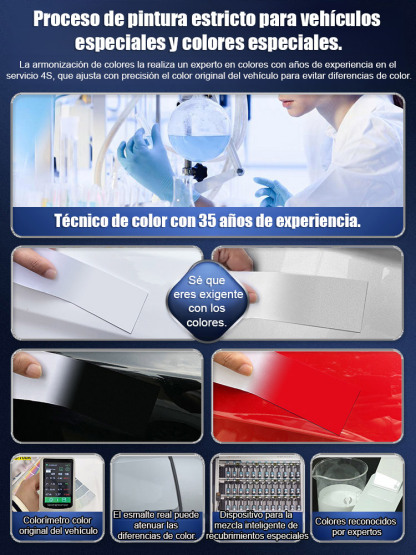 Líquido para reparar arañazos en automóviles