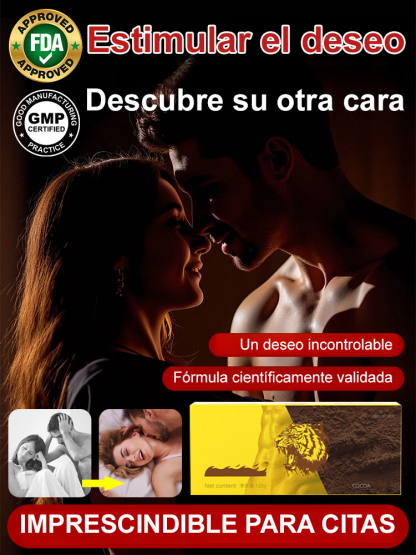 Chocolate que despierta la emoción del deseo.