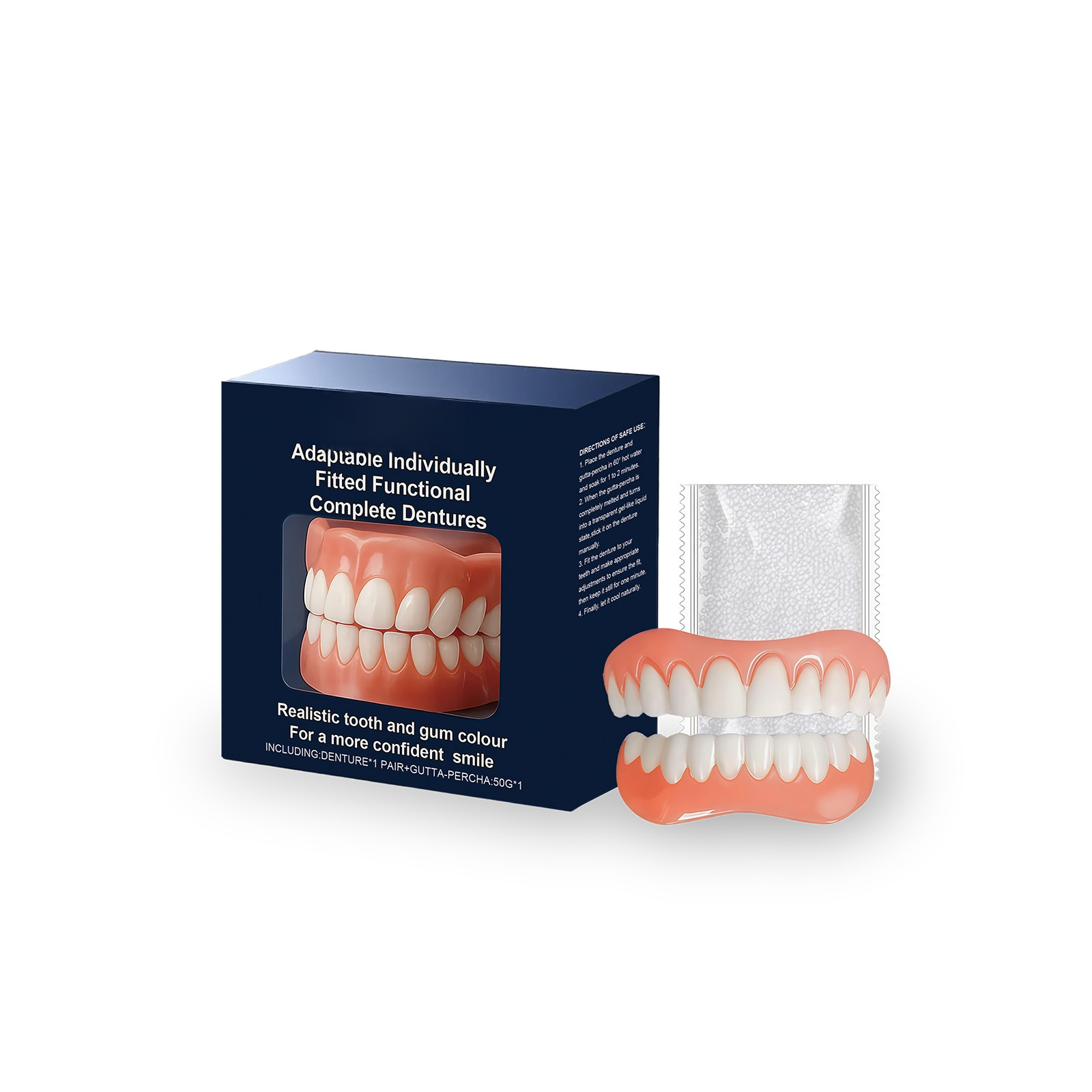 Juego de prótesis dentales funcionales completas
