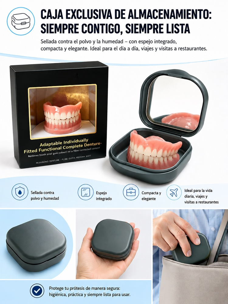 Prótesis Dental Invisible y Removible | Sin Pegamento, Ajuste Perfecto y Sin Dolor