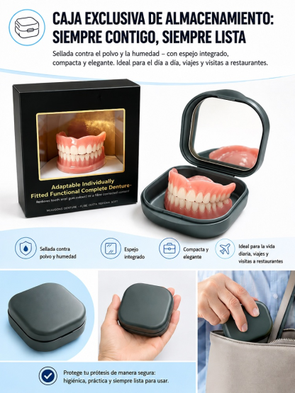 Prótesis Dental Invisible y Removible | Sin Pegamento, Ajuste Perfecto y Sin Dolor