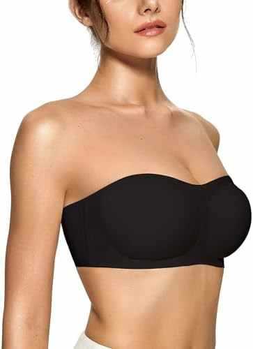 【Difícil de quitar】Sujetador sin tirantes para mujer con efecto push-up