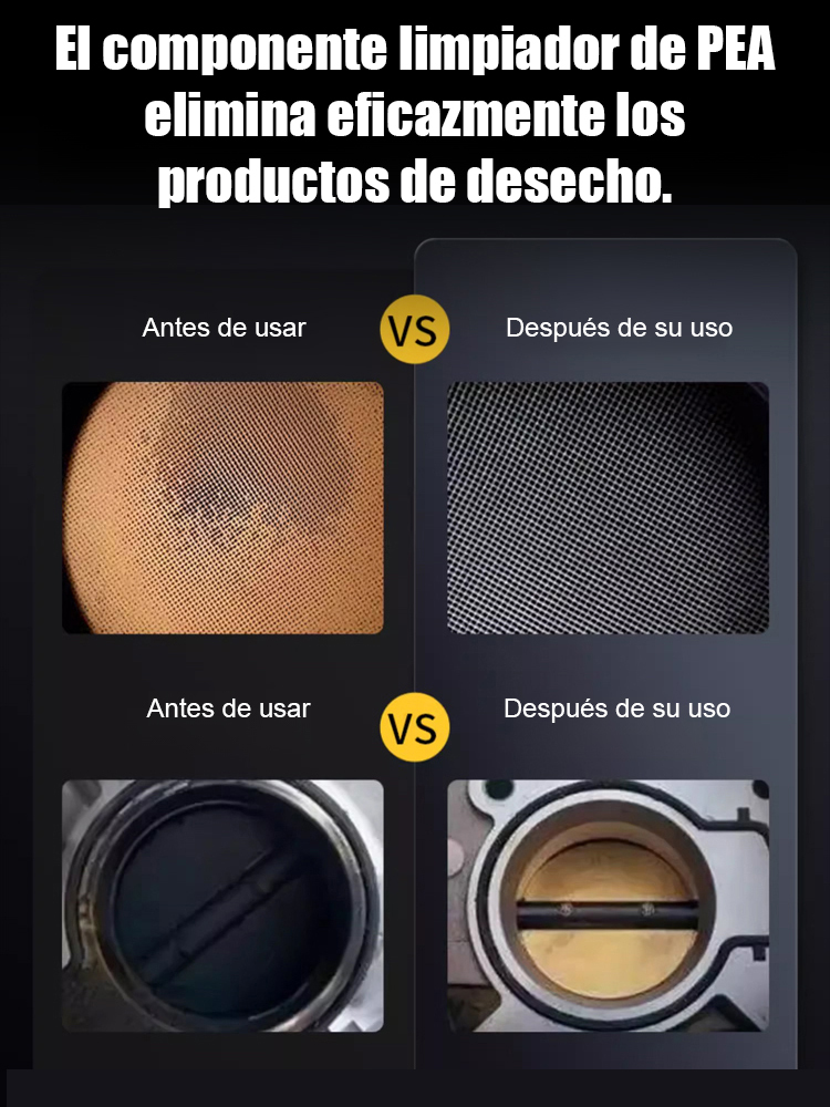 Totalmente nuevo y mejorado UP! Limpieza y mantenimiento de carbono trivalente dos en uno.