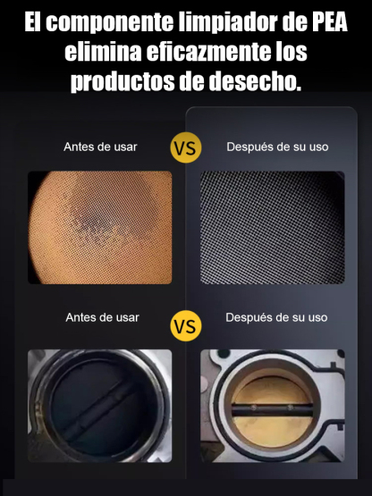 Totalmente nuevo y mejorado UP! Limpieza y mantenimiento de carbono trivalente dos en uno.