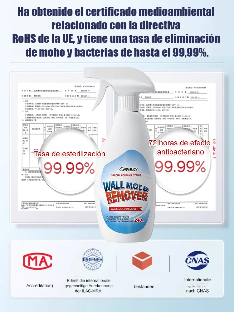 【Ecológico y no tóxico】Limpiador rápido de manchas en paredes