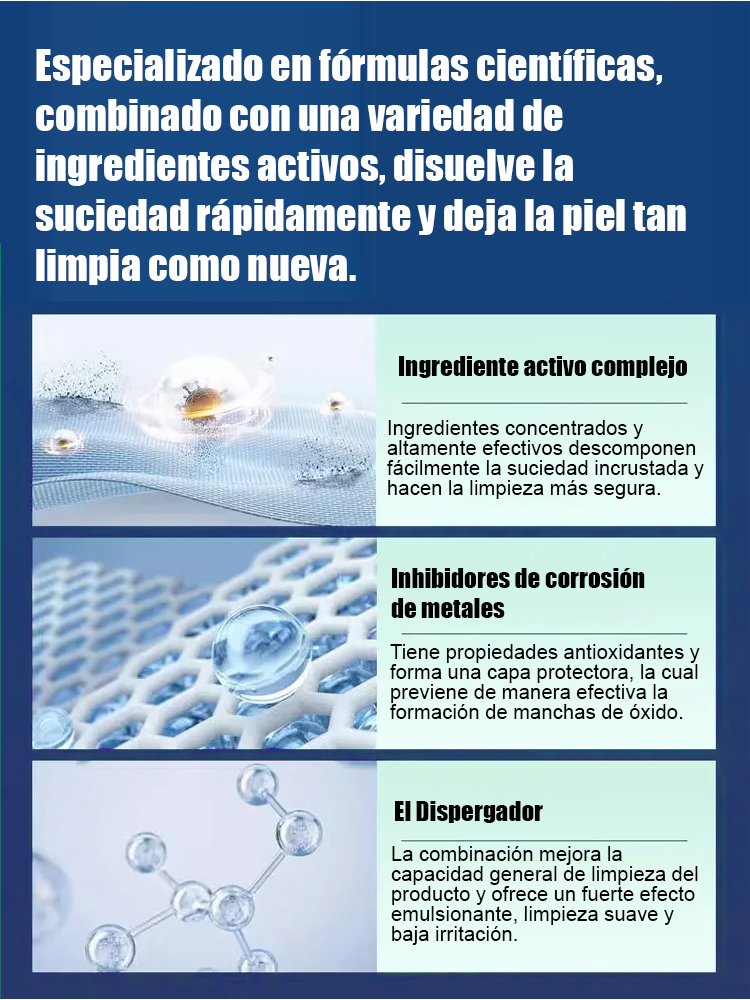 Eliminador de óxido para tornillos, pernos y superficies metálicas del hogar