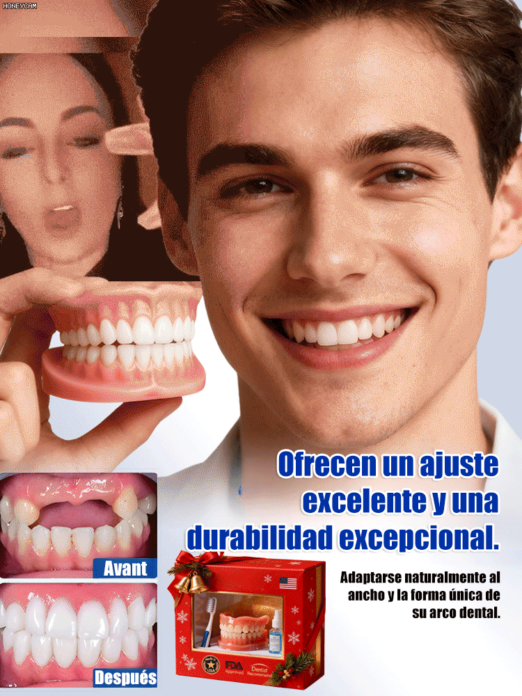 Prótesis dentales completas y cómodas, con un ajuste natural