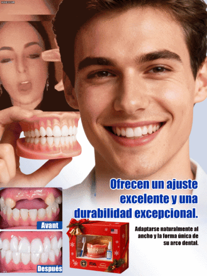 Prótesis dentales completas y cómodas, con un ajuste natural