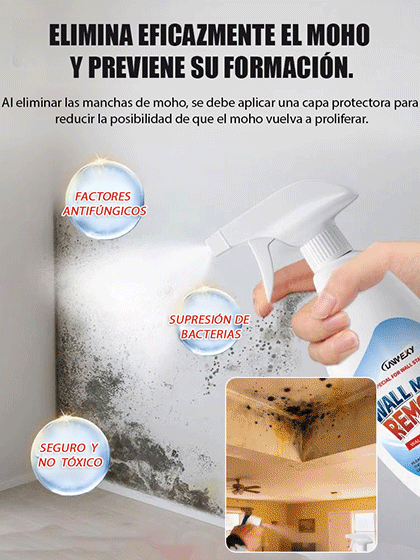 【Ecológico y no tóxico】Limpiador rápido de manchas en paredes