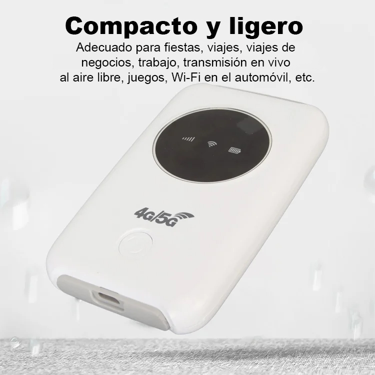 Router 5G Portátil de Bolsillo - Internet Sin Cuotas ni Contratos (Envío Gratis)