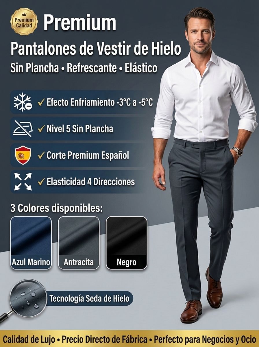 【Limitado 100 piezas】Pantalón largo de hielo transpirable y delgado con protección solar