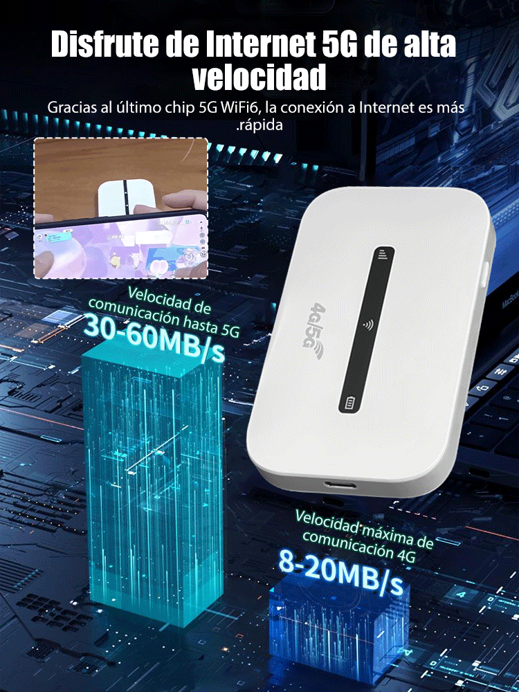 La red cubre 200 metros y puede conectar 12 dispositivos al WiFi portátil al mismo tiempo.