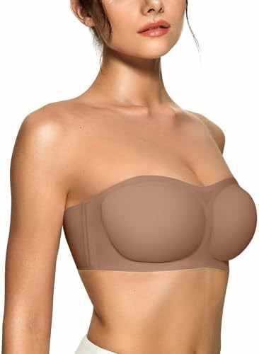 【Difícil de quitar】Sujetador sin tirantes para mujer con efecto push-up
