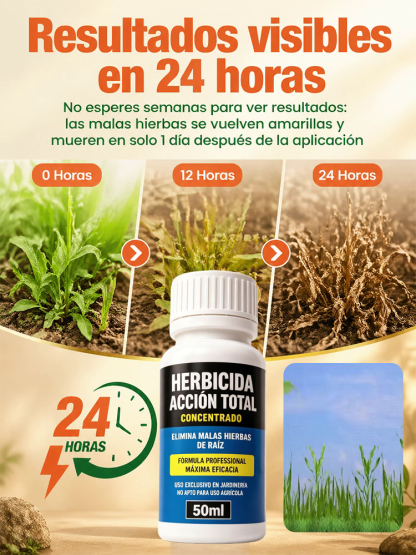 Elimina la maleza todo el año con 1 sola aplicación. Pequeño ayudante de plantas de jardinería