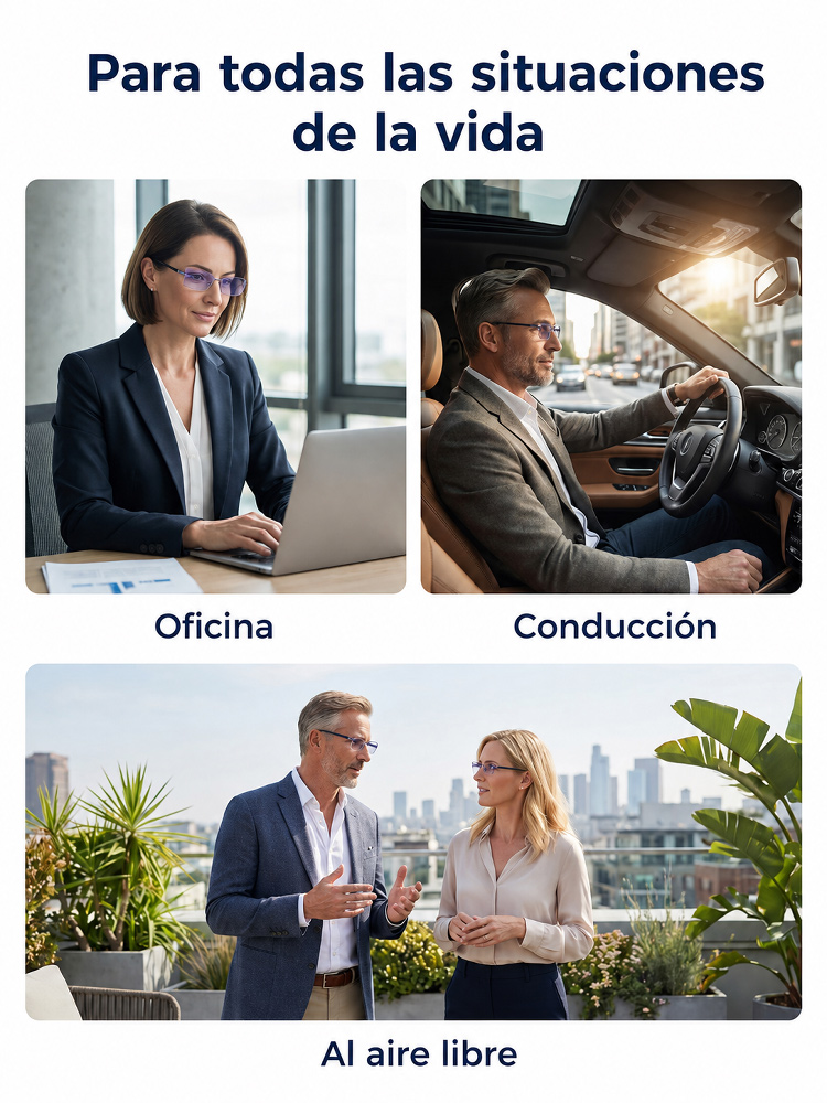 [Tecnología Alemana] Gafas de Lectura Inteligentes HD | Autofoco Continuo para Cerca y Lejos