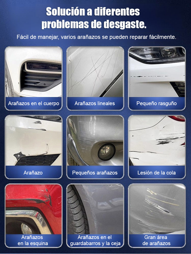 Líquido para reparar arañazos en automóviles