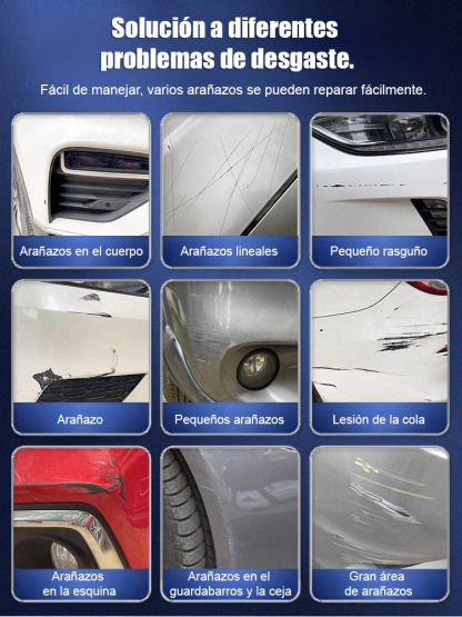 Líquido para reparar arañazos en automóviles