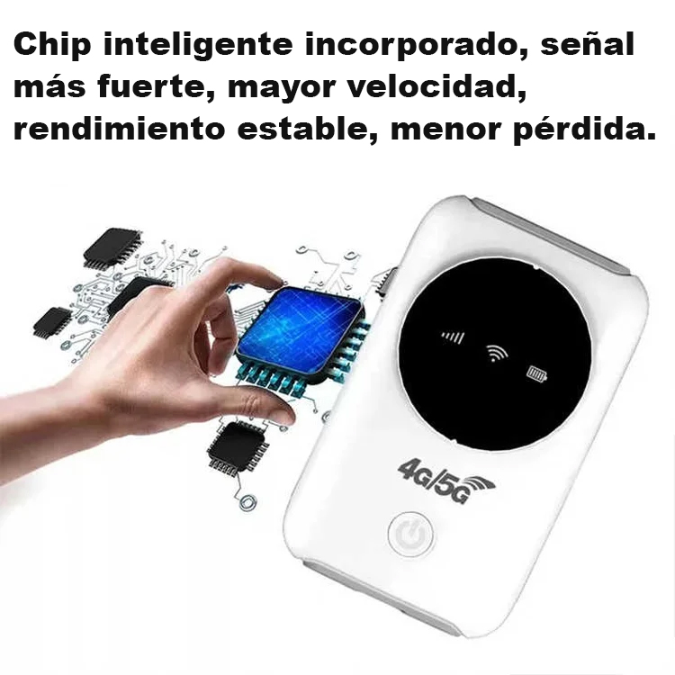 Router 5G Portátil de Bolsillo - Internet Sin Cuotas ni Contratos (Envío Gratis)