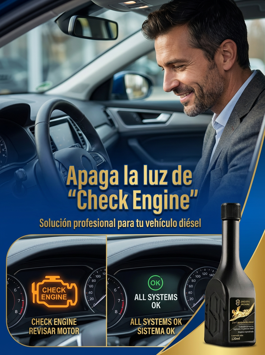 Limpiador combinado de catalizador de tres vías y motor sin desmontaje