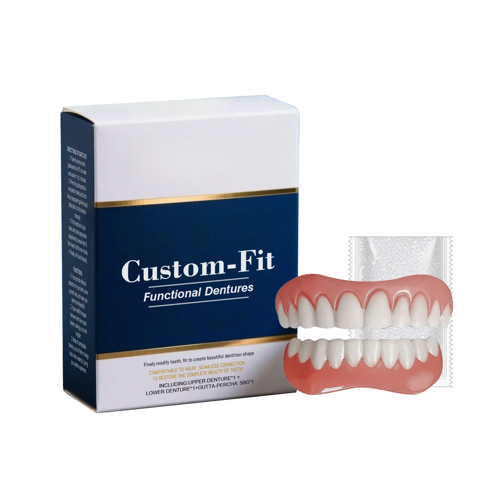 Fundas de dientes simuladas de silicona