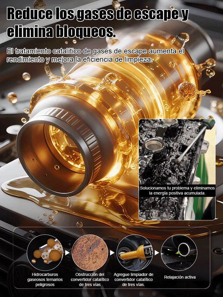 Totalmente nuevo y mejorado UP! Limpieza y mantenimiento de carbono trivalente dos en uno.