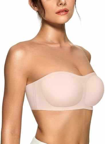 【Difícil de quitar】Sujetador sin tirantes para mujer con efecto push-up