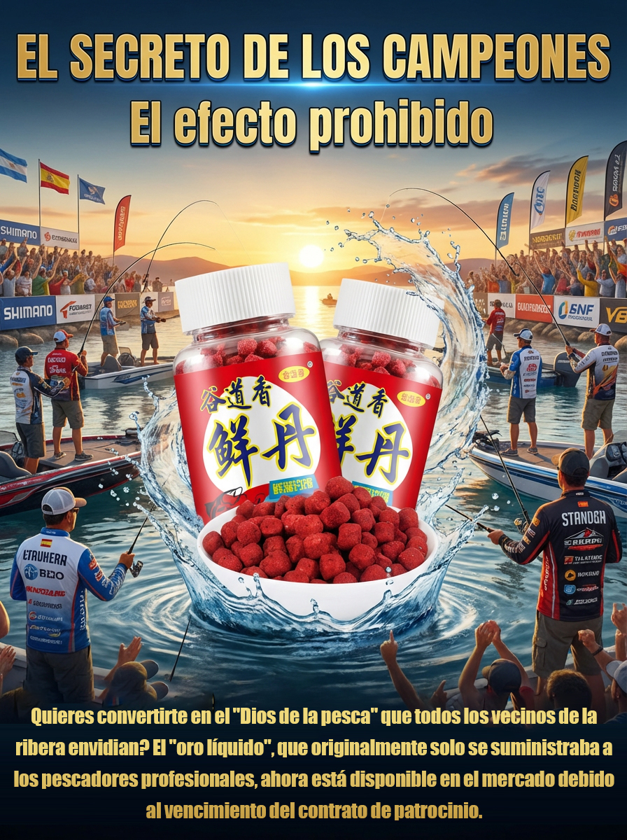 【En unos segundos un pez】Cebo para peces en gránulos de proteína animal fresca para personas perezos