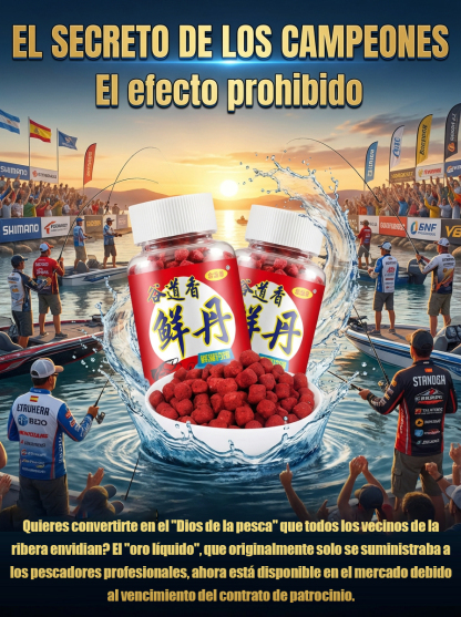 【En unos segundos un pez】Cebo para peces en gránulos de proteína animal fresca para personas perezos