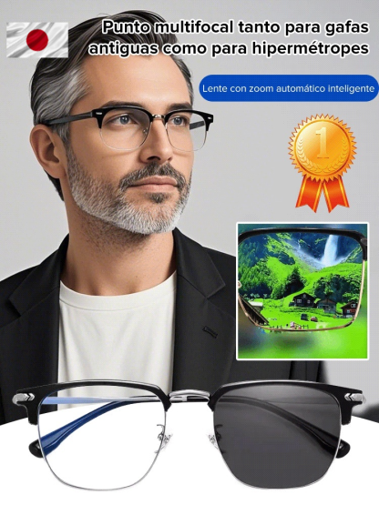 Gafas Inteligentes de Autoenfoque | Multifocales 3 en 1 con Filtro Azul y Anti-Fatiga