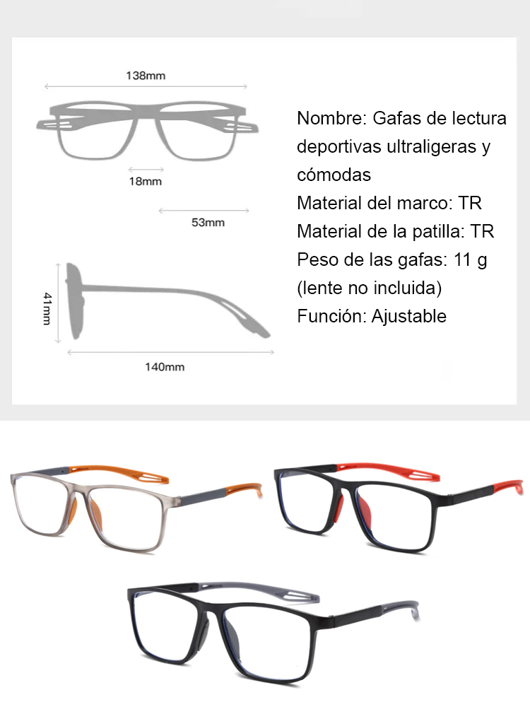 Gafas Inteligentes Autoenfoque | Multifocales, Fotocromáticas y Anti-Luz Azul (2 en 1)