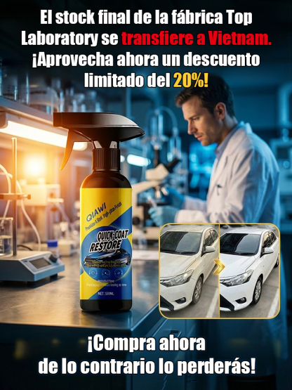 Spray de recubrimiento nano para automóviles