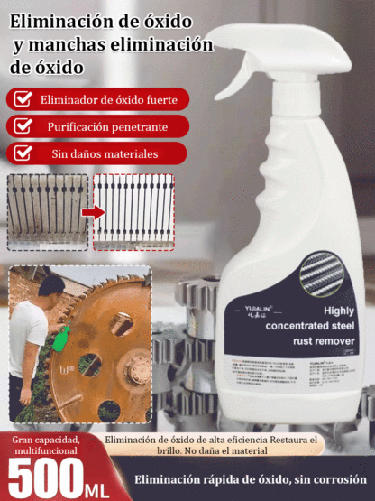 Potente removedor de óxido para acero