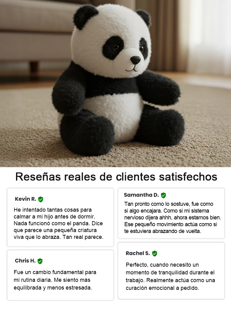 Peluche de panda inteligente y abrazable