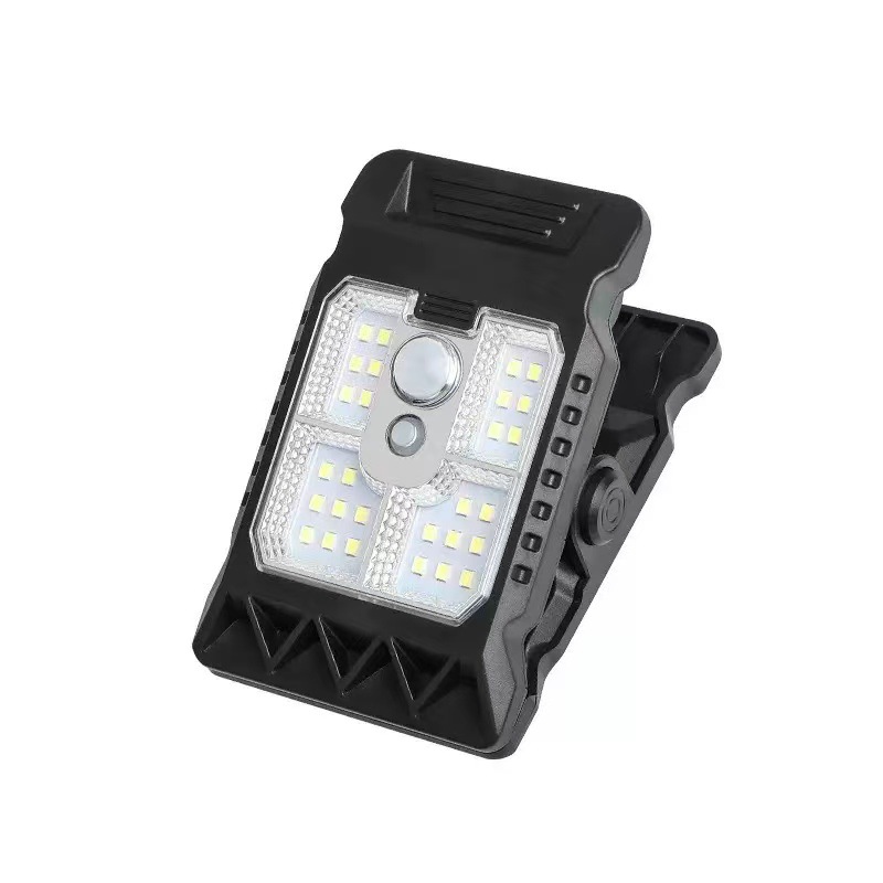 Luz solar inteligente con clip y sensor de movimiento