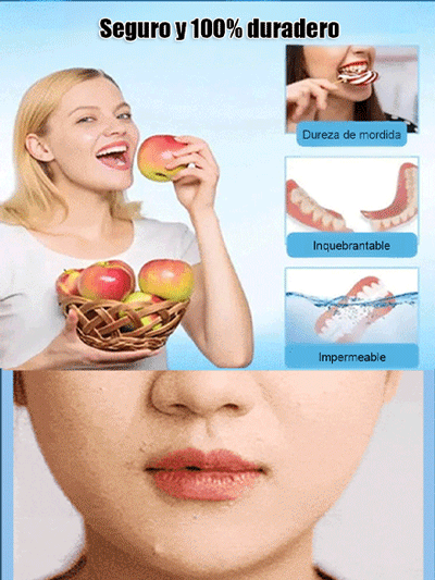 Fundas de dientes simuladas de silicona
