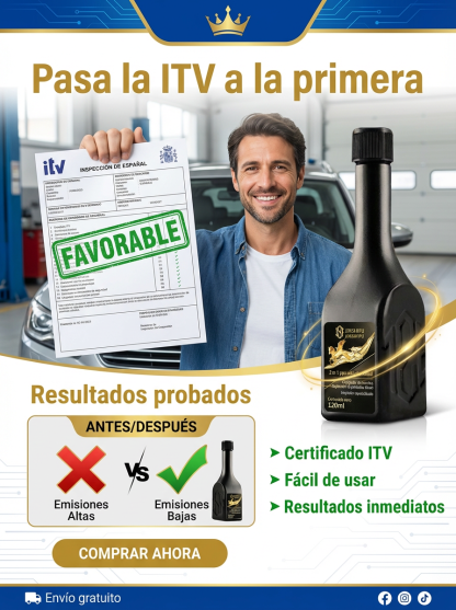 Limpiador combinado de catalizador de tres vías y motor sin desmontaje