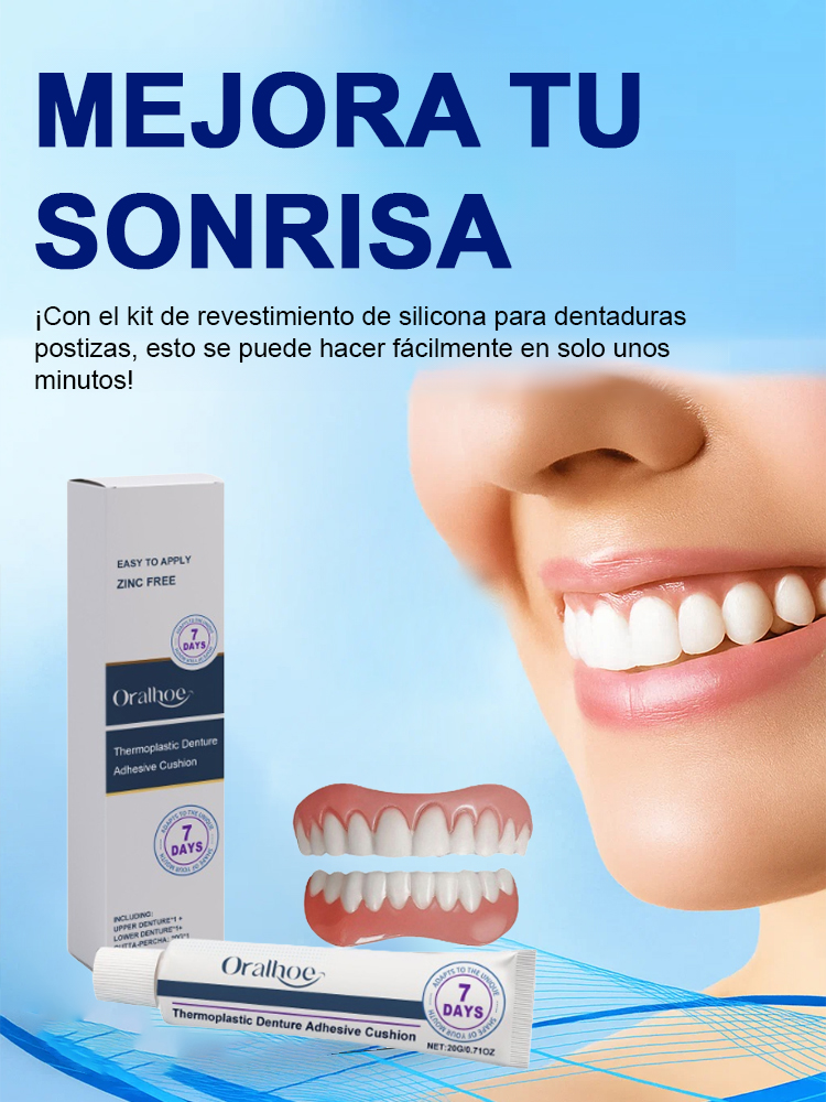 Set de cosmética dental para dientes artificiales