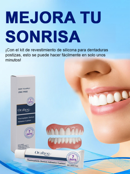 Set de cosmética dental para dientes artificiales