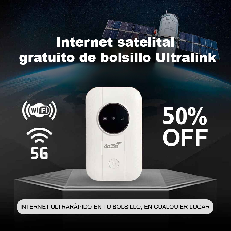 Router 5G Portátil de Bolsillo - Internet Sin Cuotas ni Contratos (Envío Gratis)
