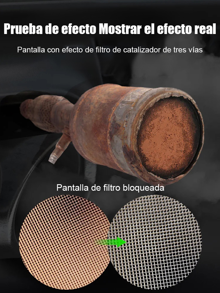 Catalizador para limpiador de carbono