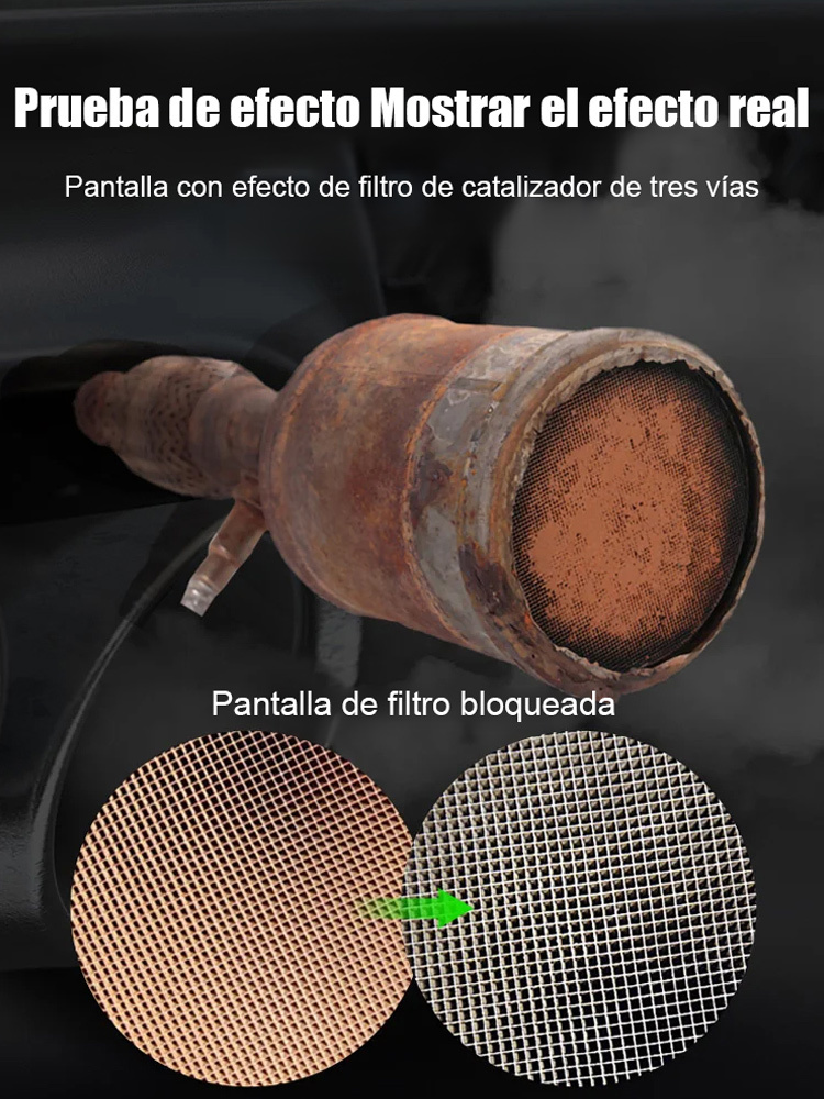 Catalizador para limpiador de carbono