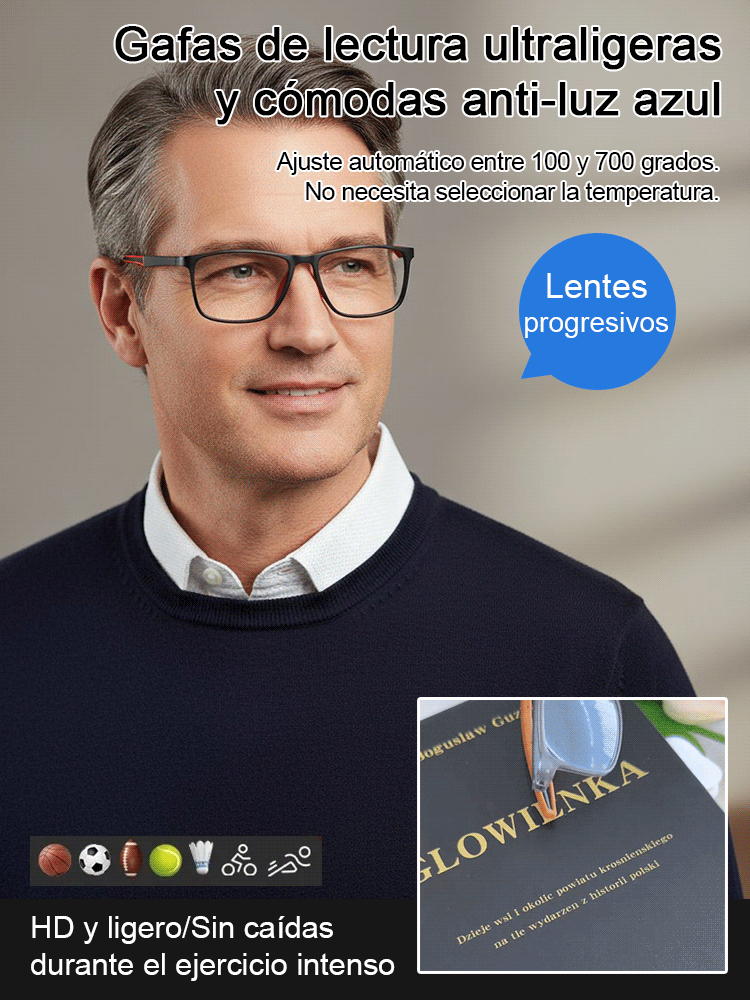 2x1: Gafas de Lectura Ultraligeras Anti-Luz Azul