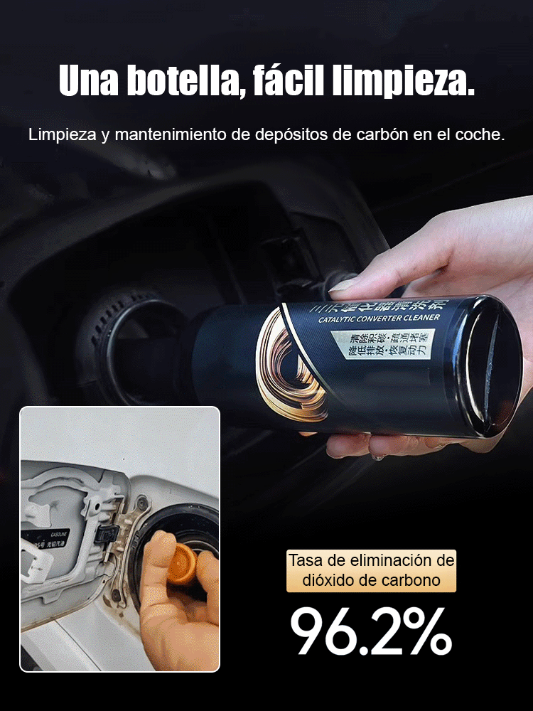 Totalmente nuevo y mejorado UP! Limpieza y mantenimiento de carbono trivalente dos en uno.