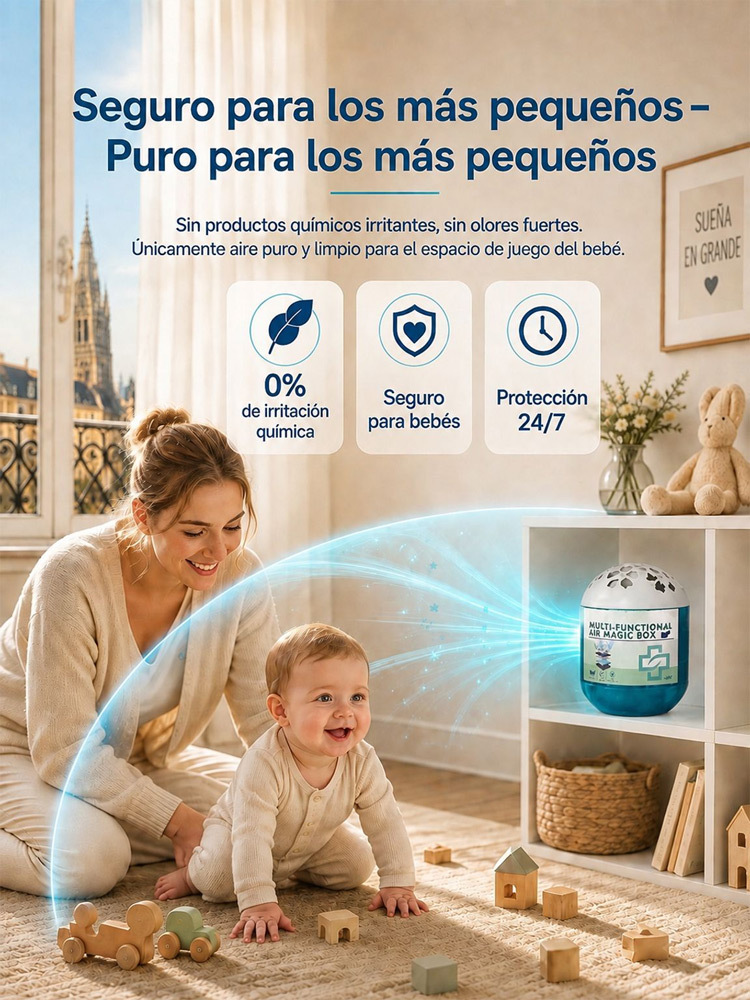👍Purificador Mágico de Aire en Gel (Pack Ahorro) - Neutralizador Activo Anti-Polvo, Moho y Mascotas Sin Electricidad