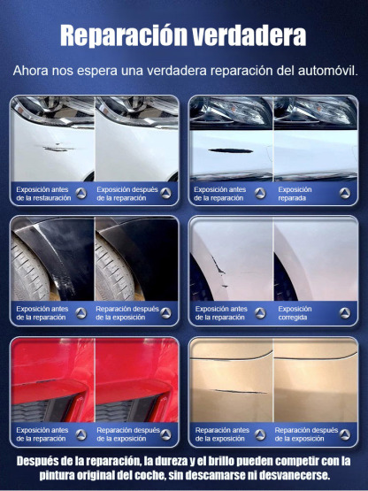 Líquido para reparar arañazos en automóviles