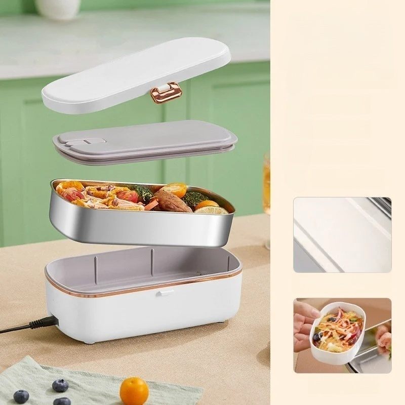 Elektrycznie podgrzewany lunchbox bez wody