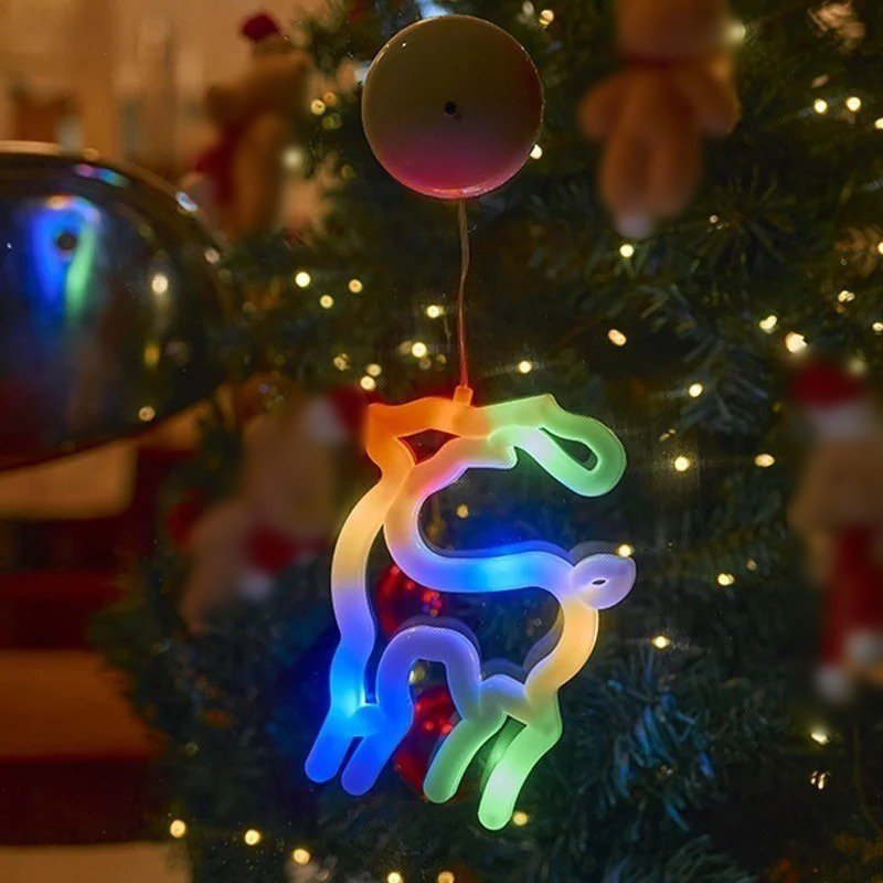 Vánoční svítidla s přísavkou